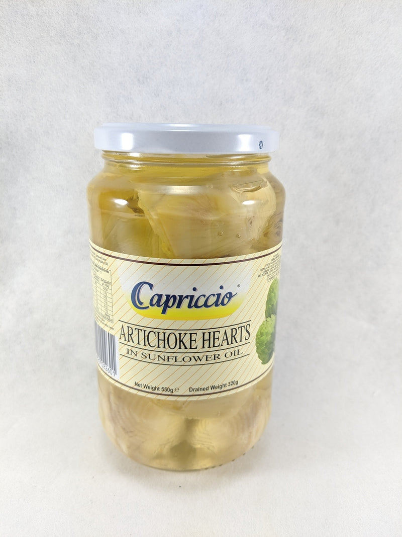 Capriccio Artichoke Hearts 550gr
