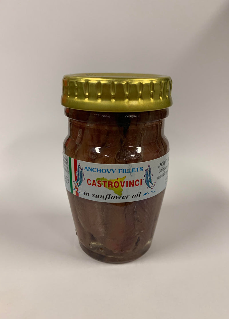 Castrovinci Anchovy Fillets in Olive Oil 90g