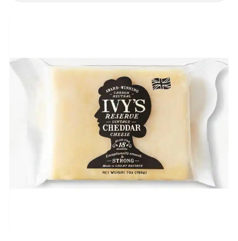 Ivy's Reserve Vintage Cheddar Cheese 198g