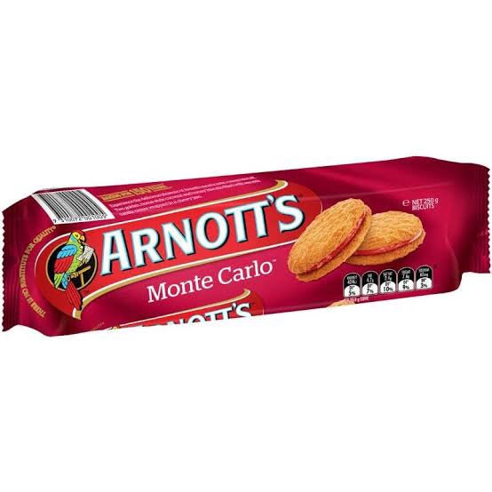 Arnott’s Monte Carlo Biscuits 250g