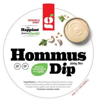 Genobile Hummus Dip 200gr