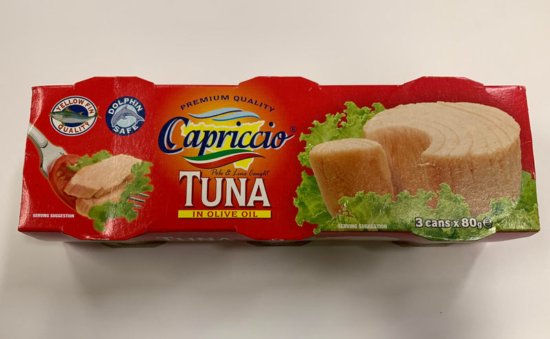 Capriccio Tuna in Olive Oil 3 Pack